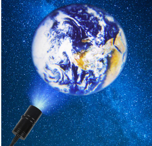 USB Plug-in Moon Lamp with Earth Projection Light