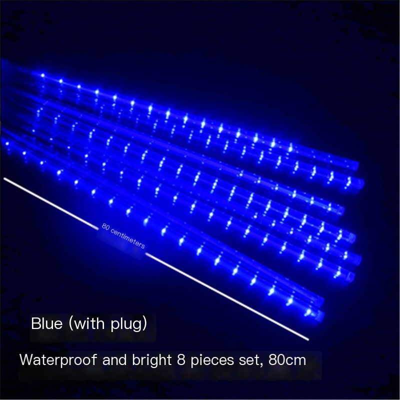 LED Meteor Shower String Lights for Outdoor Decor