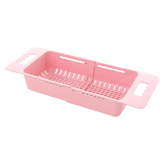 Expandable Sink Drain Rack for Kitchen Storage
