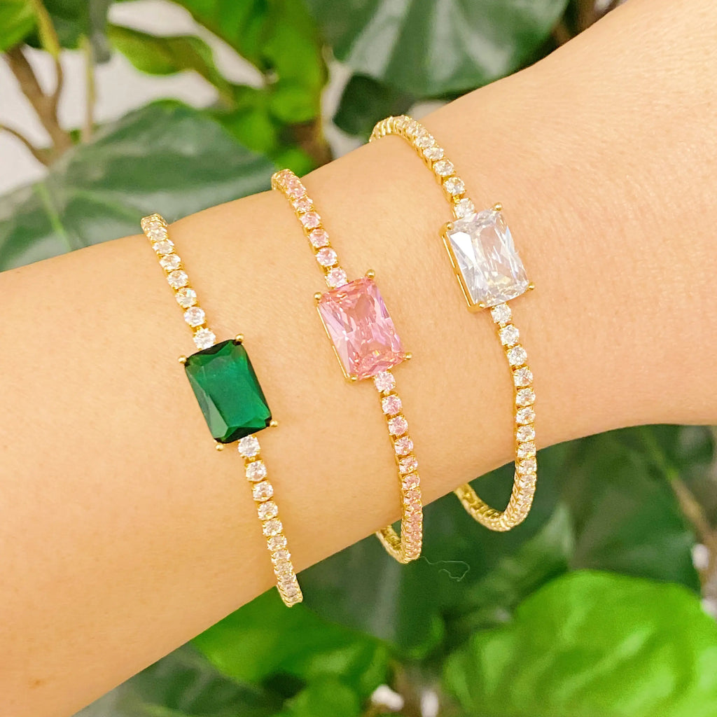 Precious Pendant Tennis Bracelet