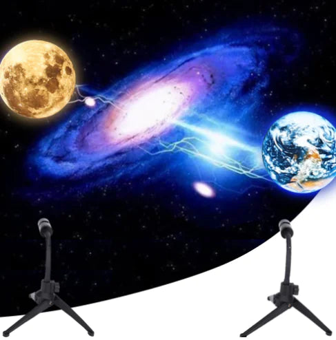 USB Plug-in Moon Lamp with Earth Projection Light