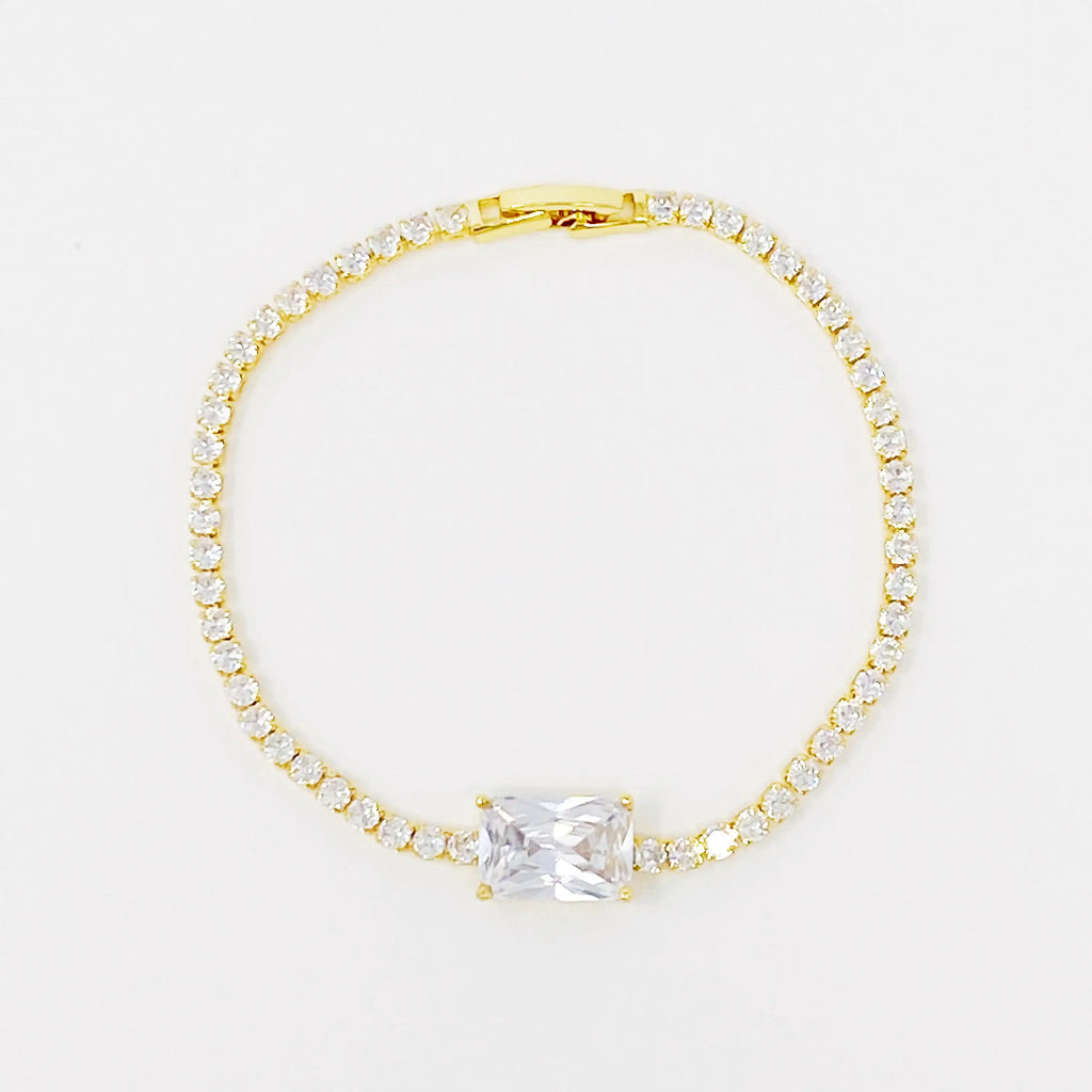 Precious Pendant Tennis Bracelet