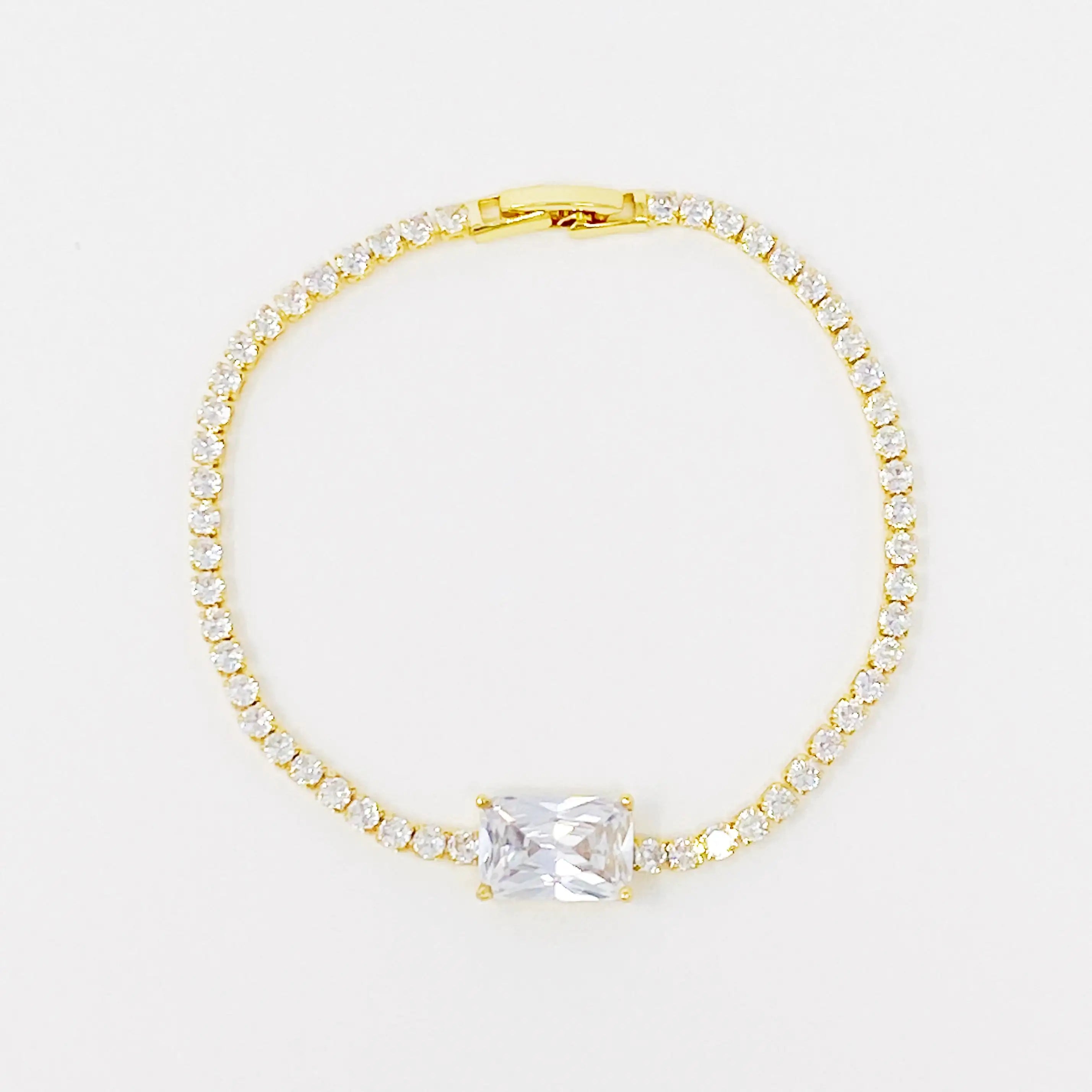 Precious Pendant Tennis Bracelet