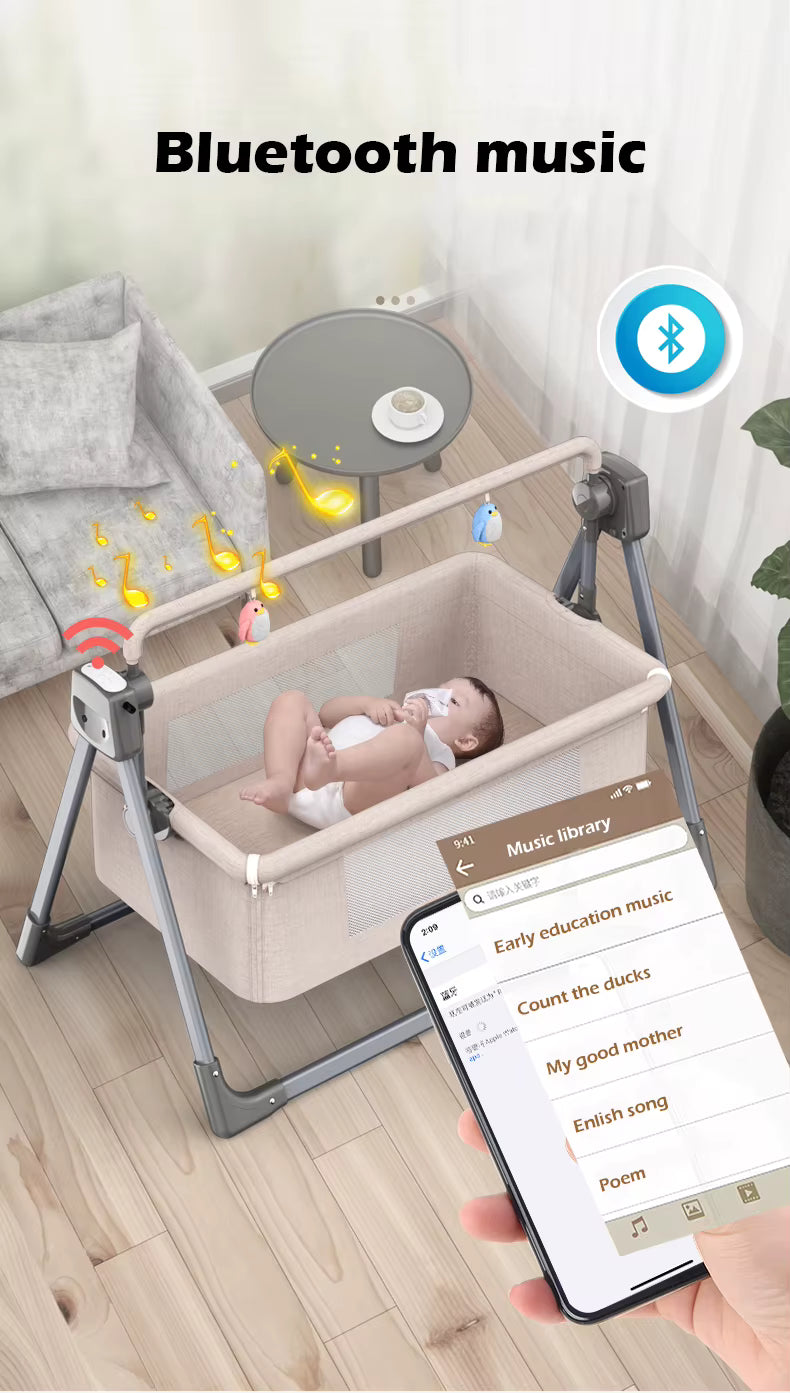 Intelligent Electric Cradle for Infants with Multiple Functions