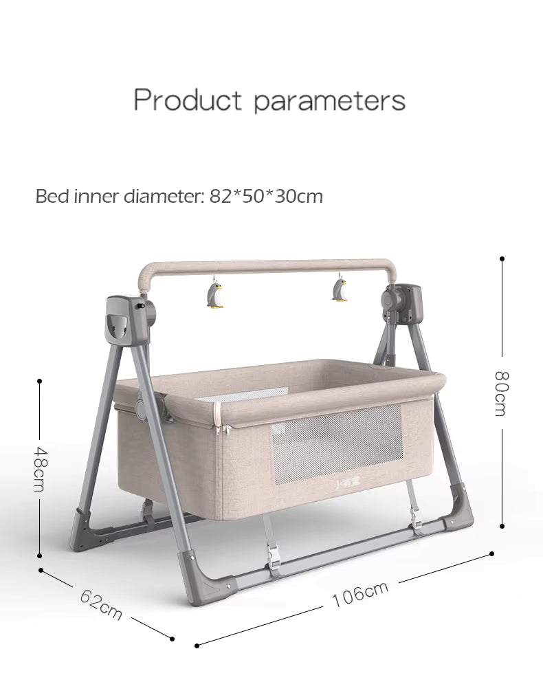 Intelligent Electric Cradle for Infants with Multiple Functions