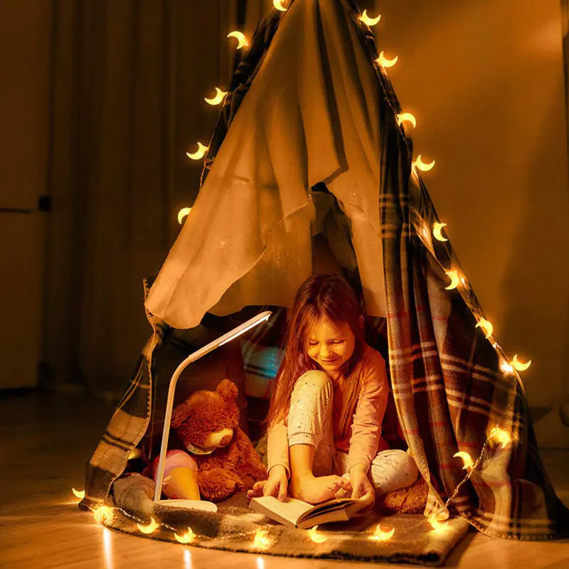 Star and Moon Lantern String Lights for Christmas Decor
