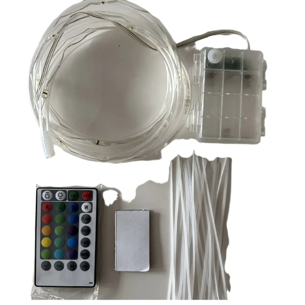 RGB LED String Lights with Copper Wire for Decor