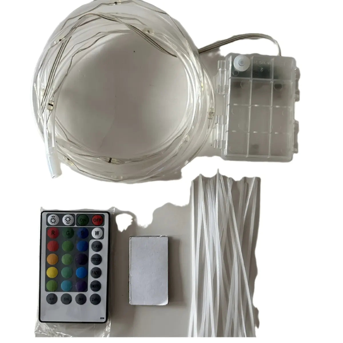 RGB LED String Lights with Copper Wire for Decor