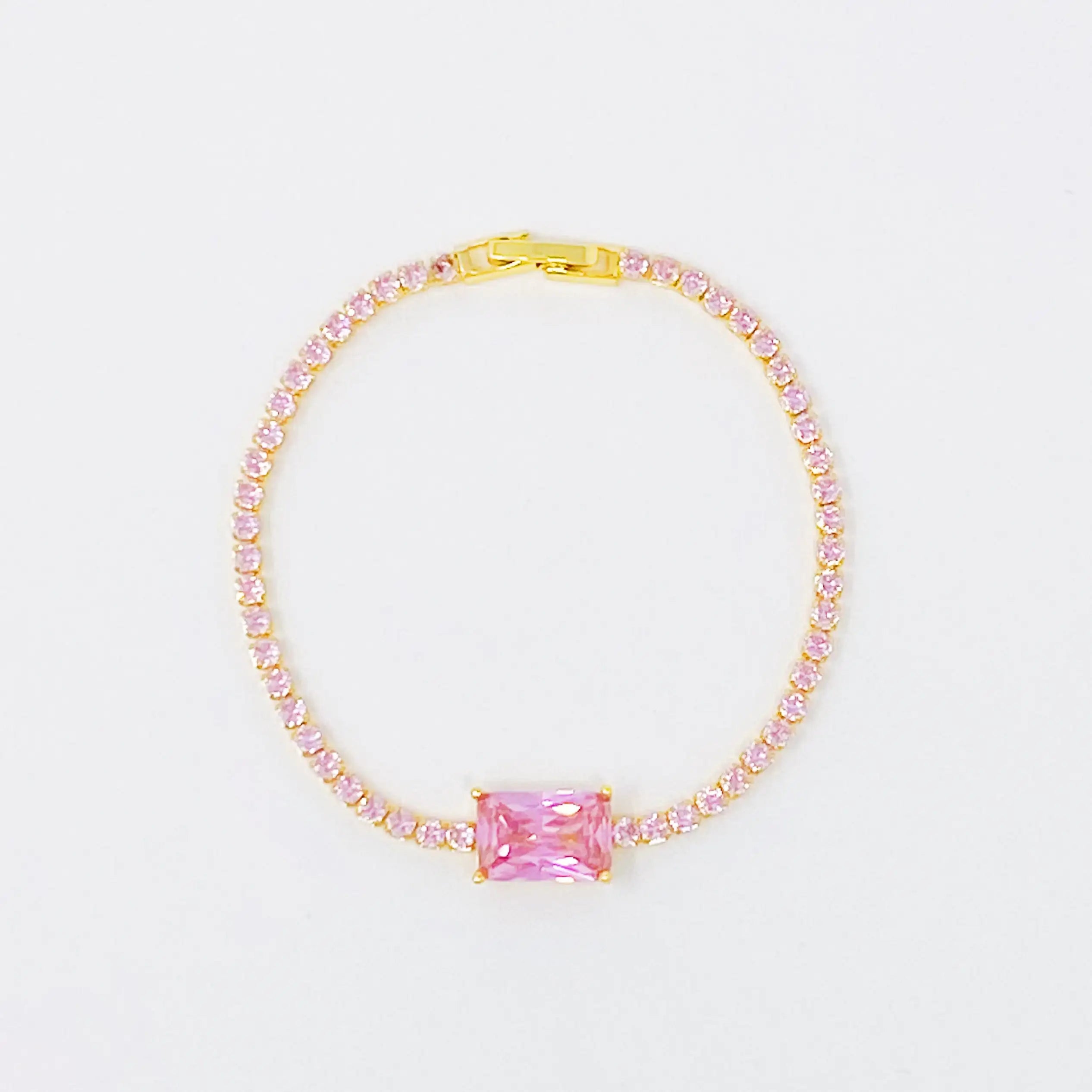 Precious Pendant Tennis Bracelet