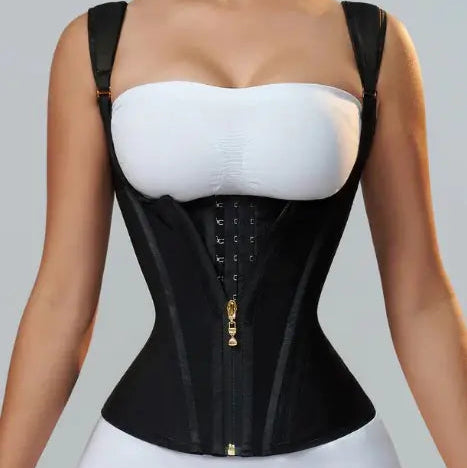Zipper Breasted Vintage Corset