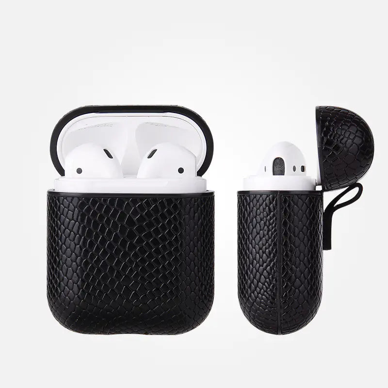 Snake Skin Earphone Case with Shockproof Design