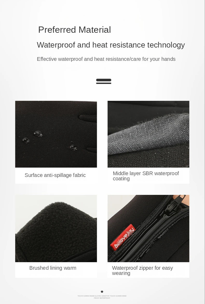 All-Finger Outdoor Sports Gloves for Winter Activities