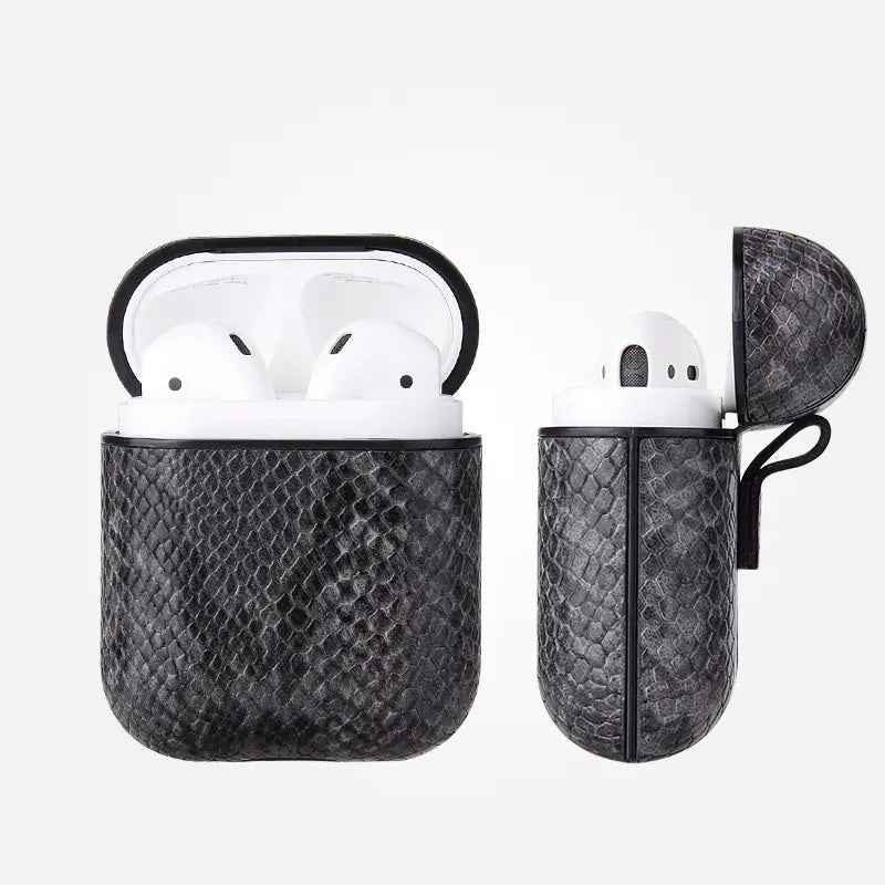 Snake Skin Earphone Case with Shockproof Design