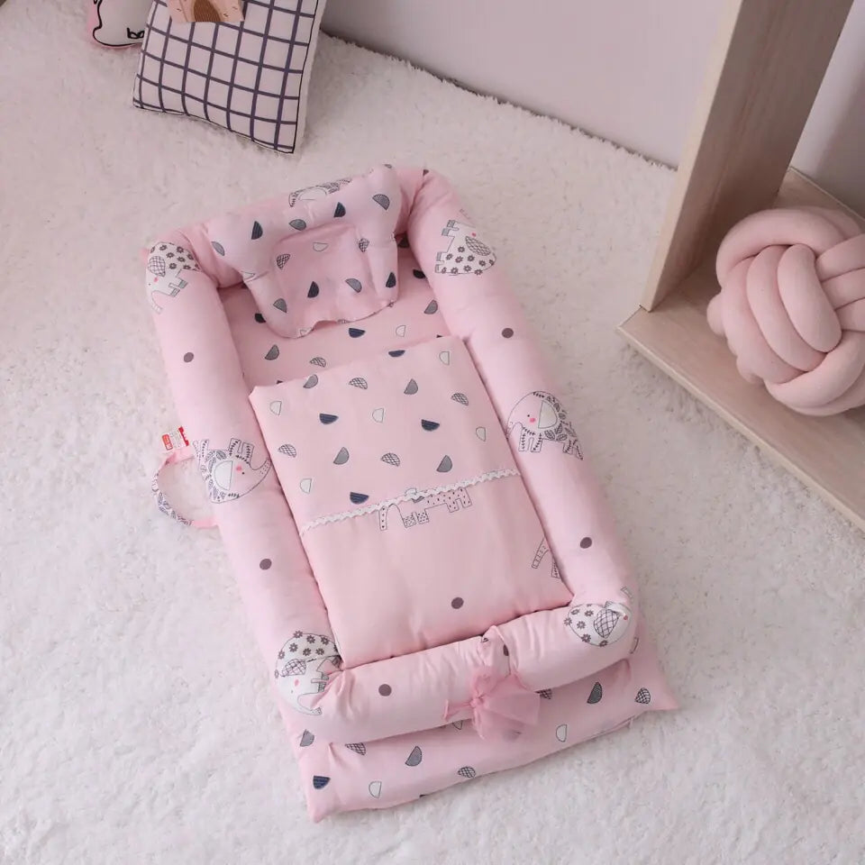 Portable Anti-Fright Bed for Newborns