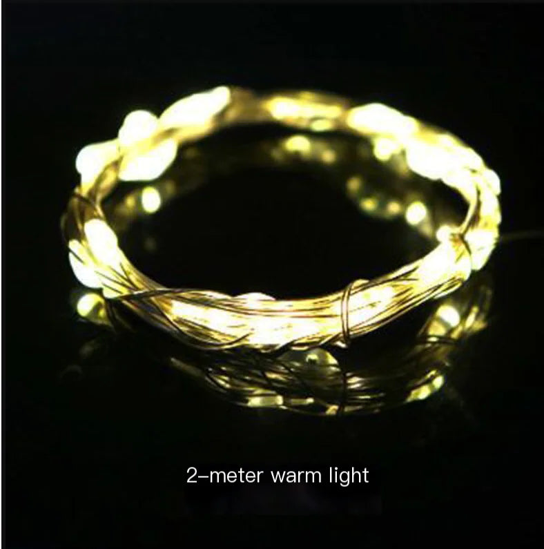 LED Battery Copper Wire String Lights for Decoration