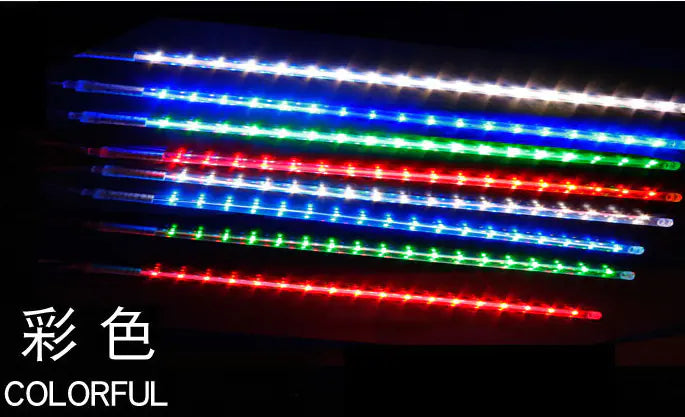 LED Meteor Shower String Lights for Outdoor Decor