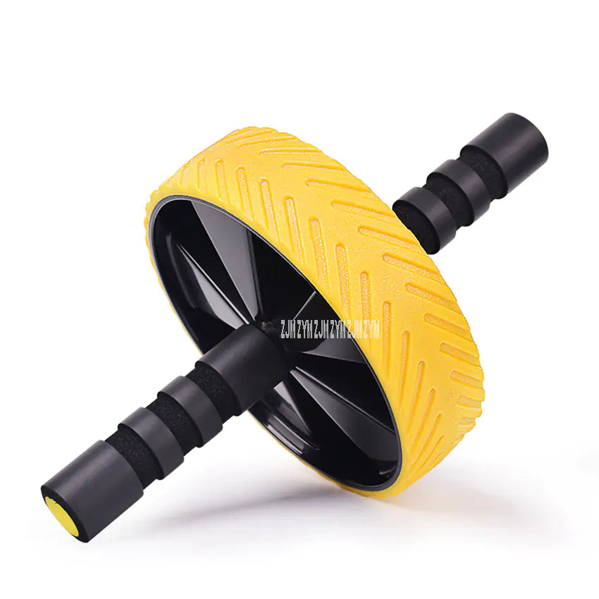 Ab Power Roller with Foam Handle for Indoor Fitness