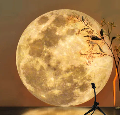 USB Plug-in Moon Lamp with Earth Projection Light