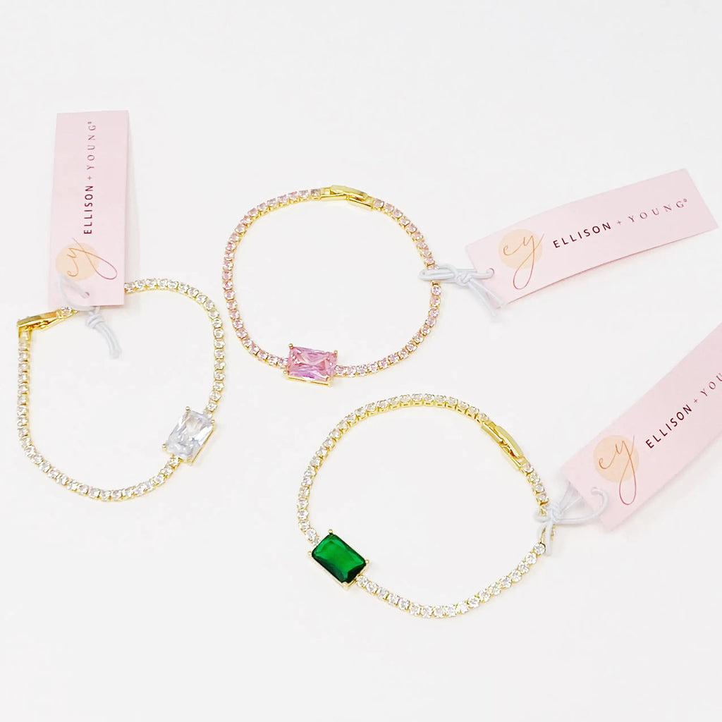 Precious Pendant Tennis Bracelet