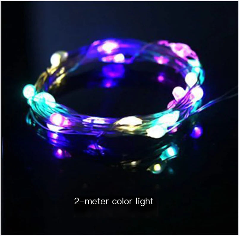 LED Battery Copper Wire String Lights for Decoration
