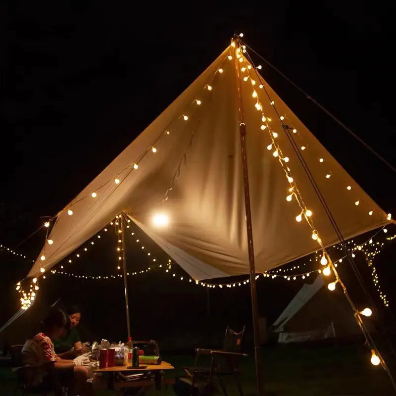 Outdoor Camping Sphere String Lights for Tent Decor