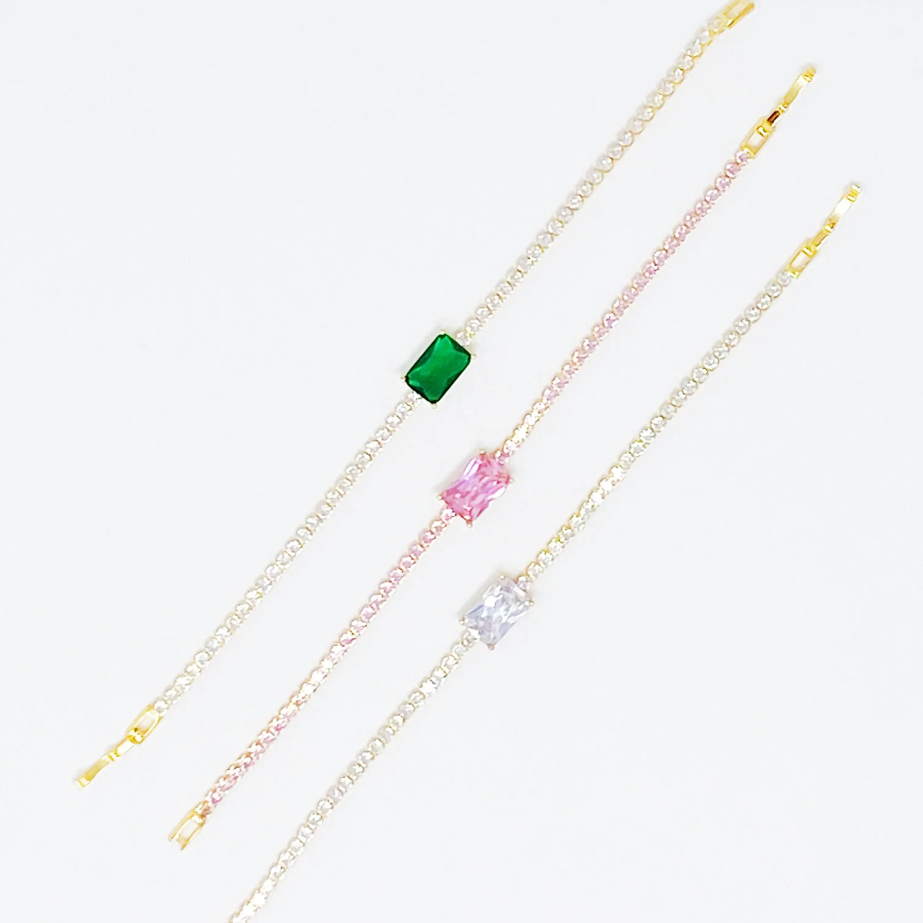 Precious Pendant Tennis Bracelet