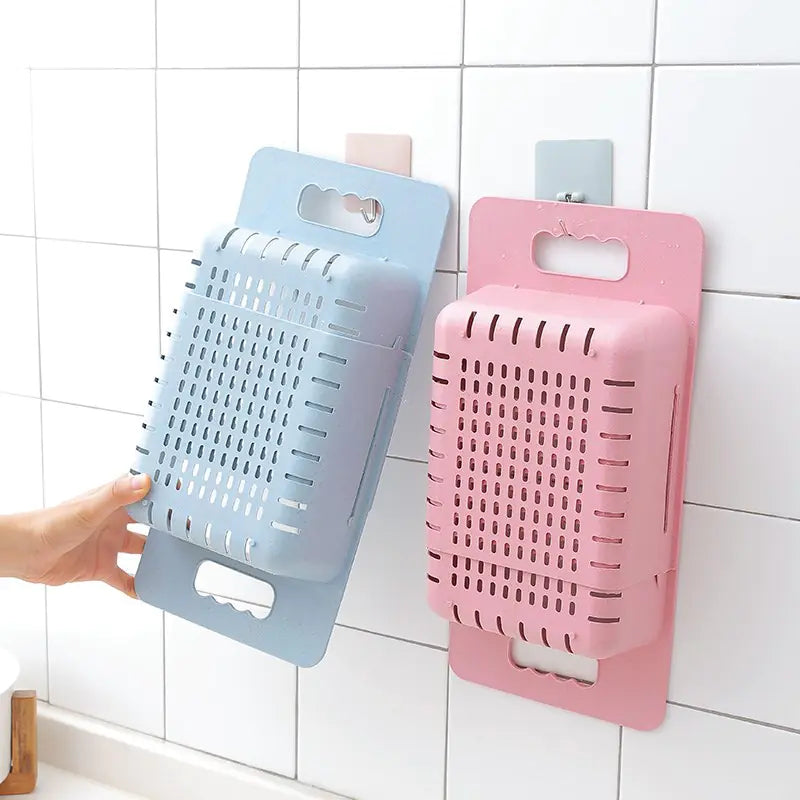 Expandable Sink Drain Rack for Kitchen Storage