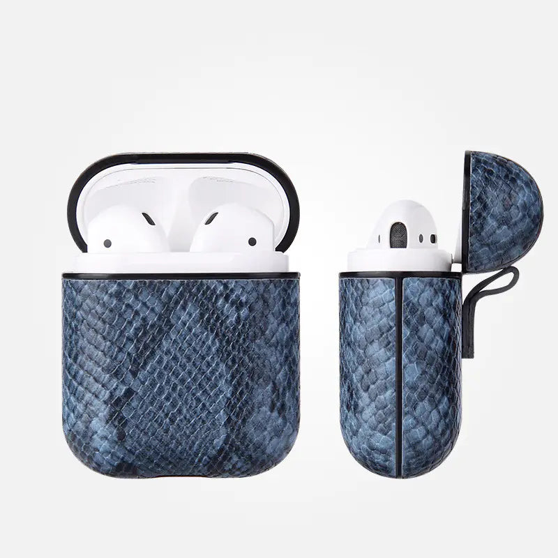 Snake Skin Earphone Case with Shockproof Design